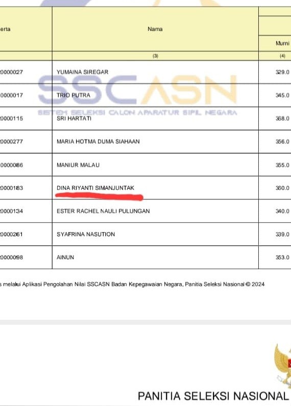 Dina Riyanti Simanjuntak Lulus PPPK 2024 Guru Bahasa Inggris Dinas Pendidikan Pemkab  Labuhanbatu